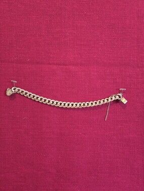 Antique 1/20th Karat Gold Filled Link Bracelet - J B Jacoby